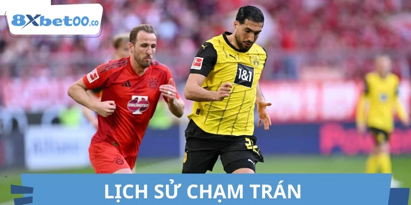 Dữ liệu về lịch sử chạm trán giữa Bayern vs Dortmund